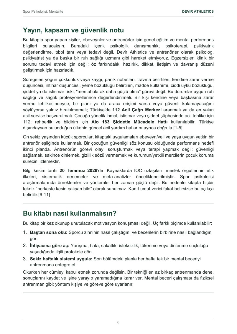 Spor Psikolojisi: Mentalite sayfa 10